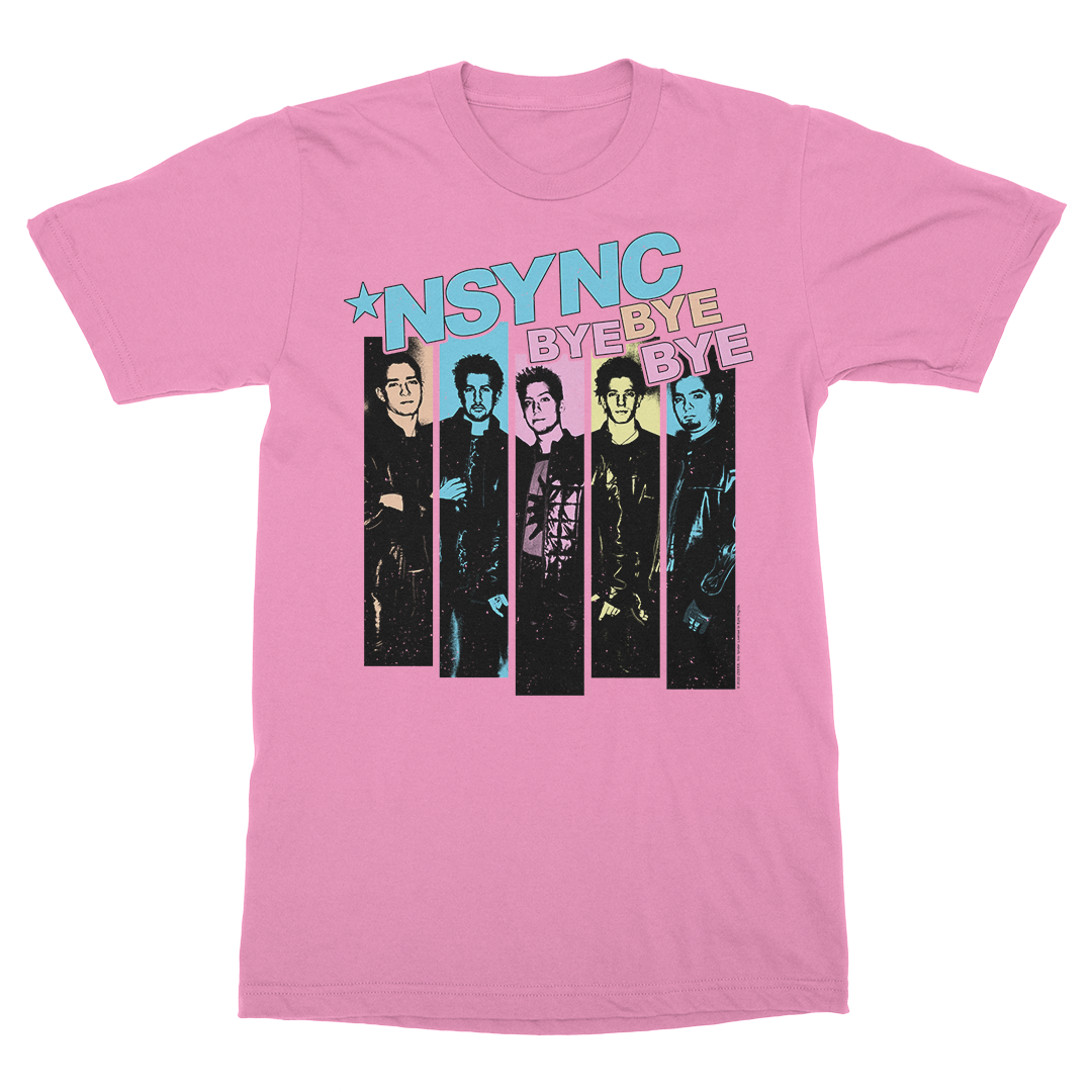 Neon Bye Bye Bye T Shirt Pink NSYNC Official Store