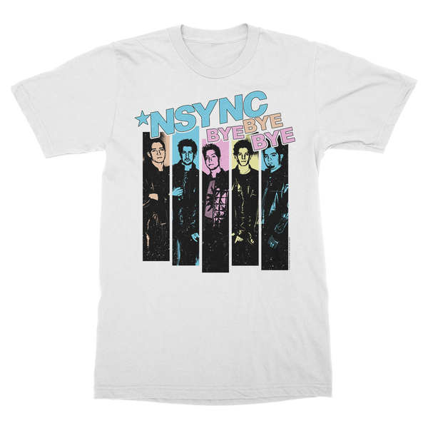 Neon Bye Bye Bye T-Shirt (White) – *NSYNC Official Store