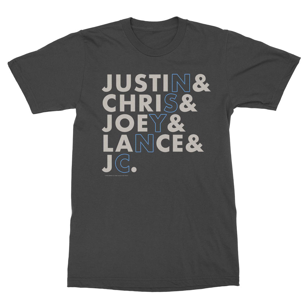 Name Stack T-Shirt (Dark Heather Grey)