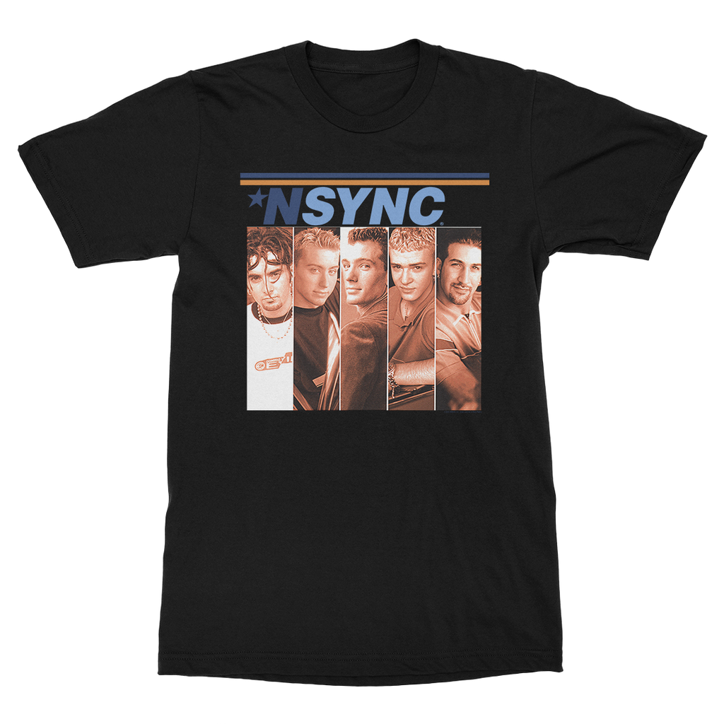 'NSYNC Debut Album Cover T-Shirt - Black